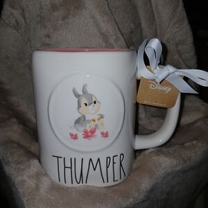 Rae Dunn Disney Thumper Mug with Pink and Gray Details